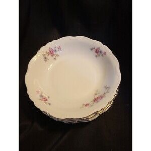 Vintage Edelstein Bavaria Maria Theresa Gacfield 20920 Gold Trimmed 4 Bowls